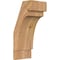 Ekena Millwork 5 1/2"W x 6"D x 14"H Merced Smooth Knee Brace, Western Red Cedar BRC06X06X14MRC00SWR - alternate 1